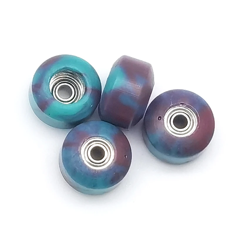 ZOTY New Mix Color 60D Epoxy Resin CNC Finger Skateboard Wheels Swirl Wingerboard Wheels