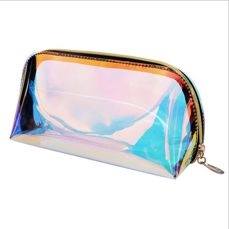 2021 luminous Hot Sale Portable Makeup Cosmetic Storage Bag for Travel Fashion Custom Customized