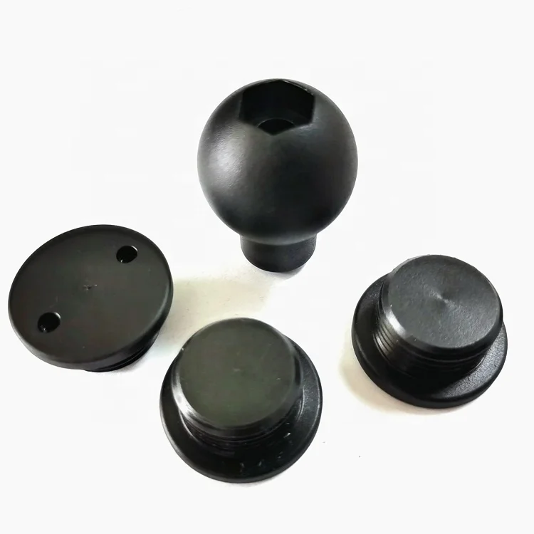High Quality Black POM PET Delrin Acetal Plug Custom CNC Milling & Turning Rapid Prototyping Services for Plastic Parts