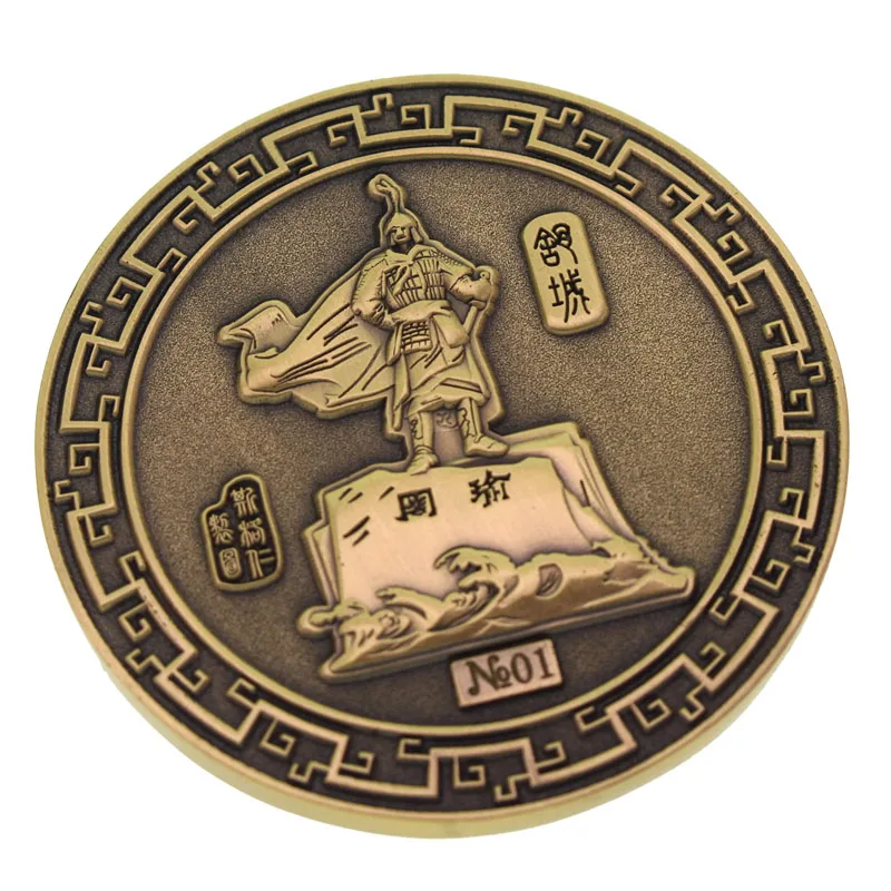 Manufacturer wholesale custom logo 3D metal blanks challenge coin