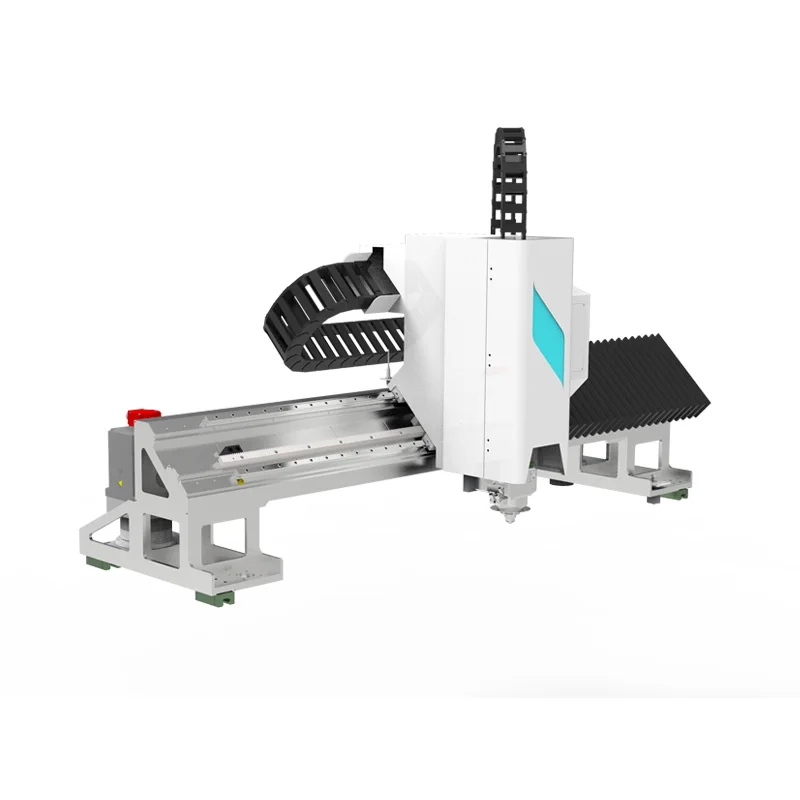 The 6000w laser cutting machine with a marble bed can process all metals