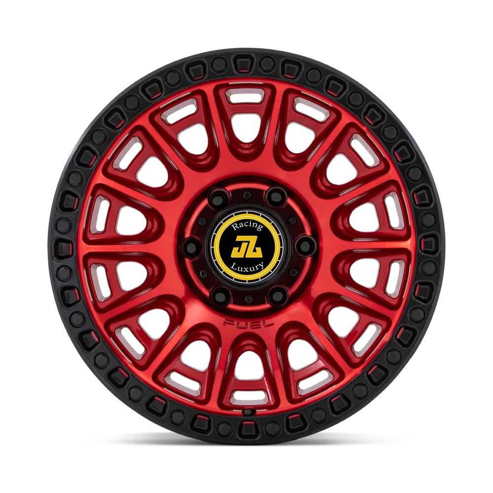 Jiangzao hot wheel 15 16x8 17 18 4x4 offroad 5x114.3 6x139.7 off road black alloy truck wheels for fuel pickup isuzu highlender