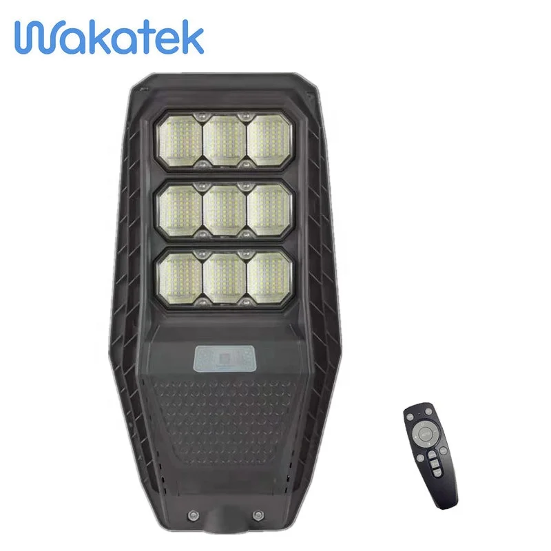 Wakatek Ip65 66 на открытом воздухе все в одном уличный фонарь солнечных батареях 100w встраиваемый светодиодный светильник