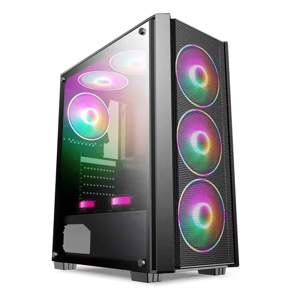 PC Cabinet Tempered Glass Gaming Micro ATX/ATX Gamer Computer Case Computer Cases & Towers