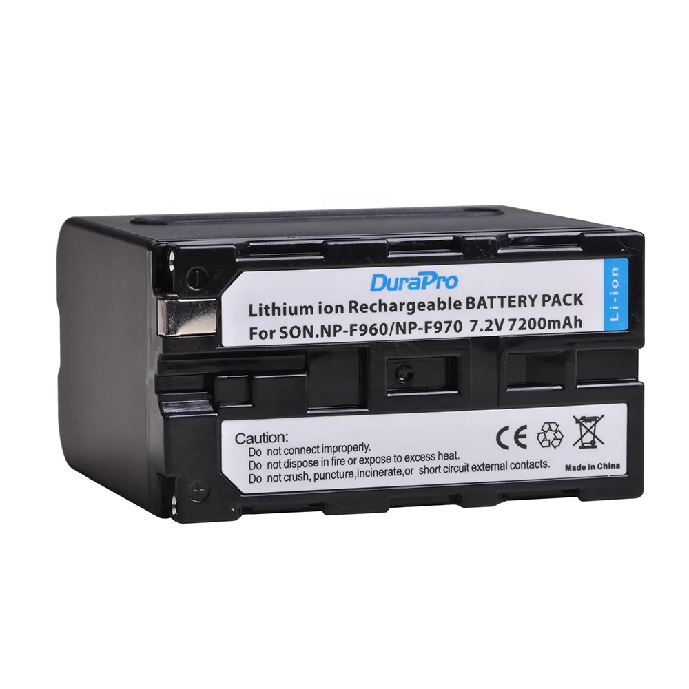 
NP-F960Pro F970Pro F930 F950 F960 F970 Pro Camera Battery with LED Power Indicator for Sony MC1500C 190P 198P HD1000C 