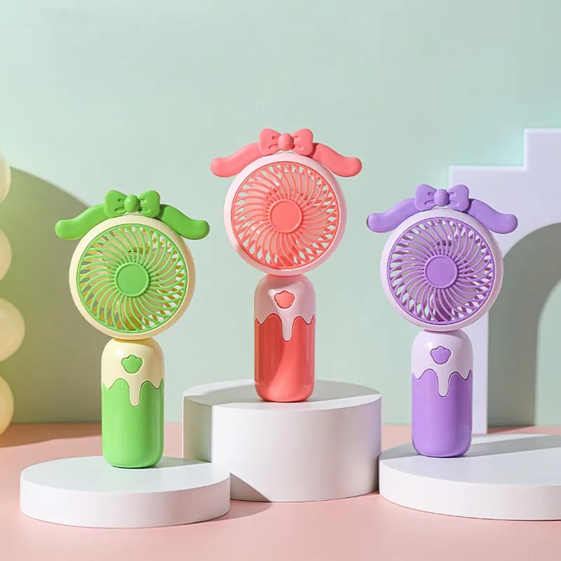 2024 New Handheld Usb Fan Mini Portable Electric Fan Outdoor Foreign Trade Gift Toy Manufacturers Wholesale