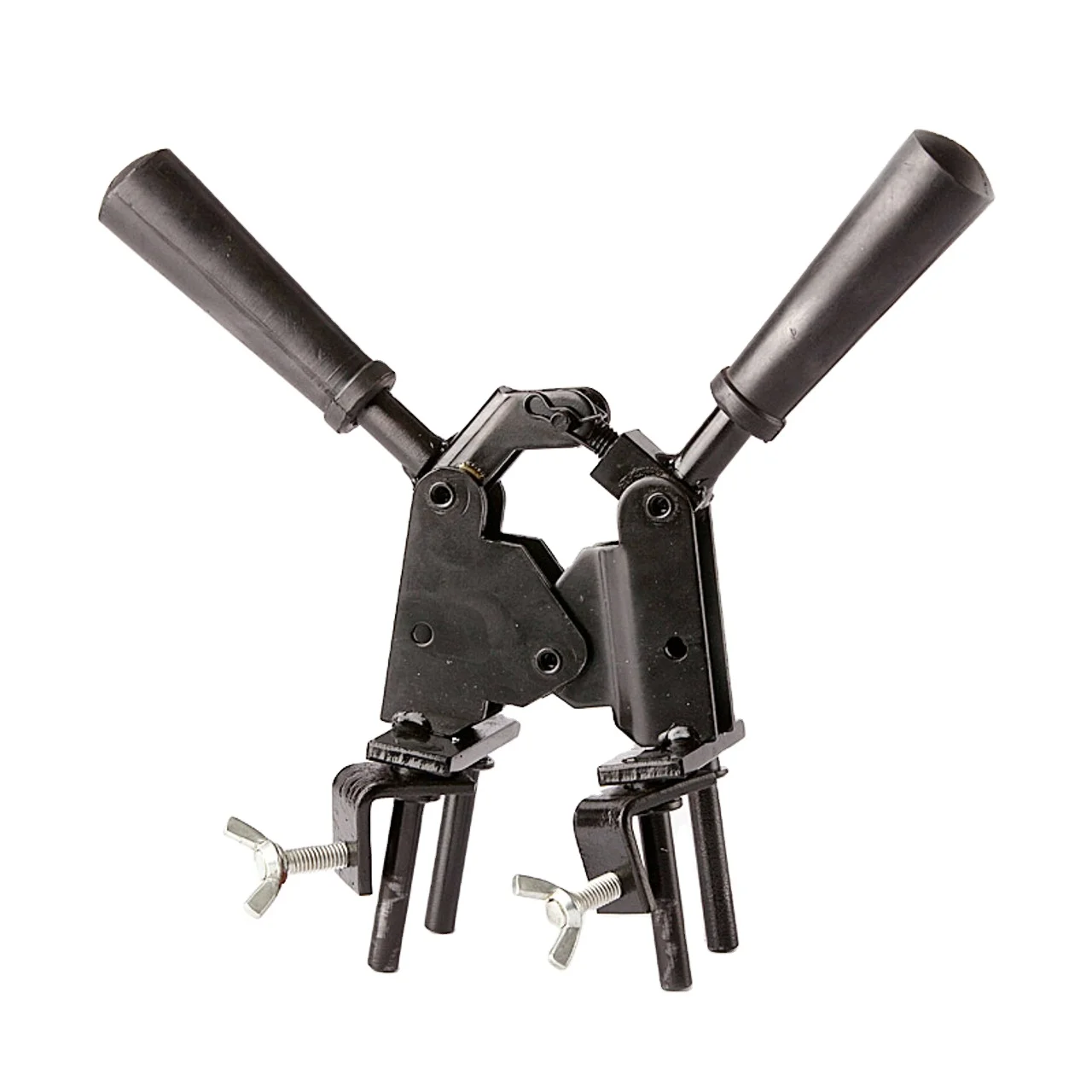 Standard handle clamp for exothermic mold