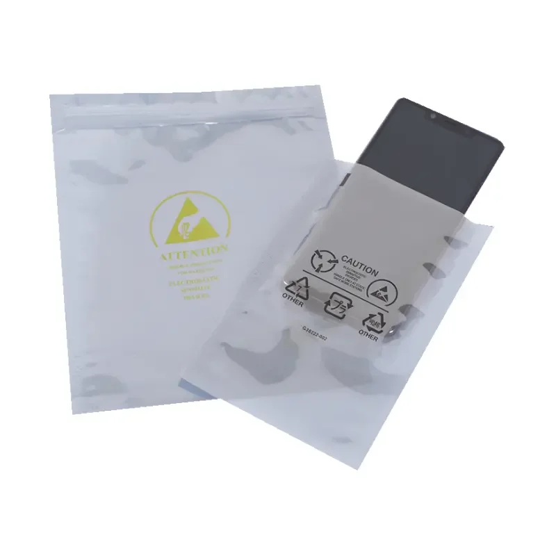 Wholesale static shielding zipper bags, esd ziplock bags, Support custom size and thickness