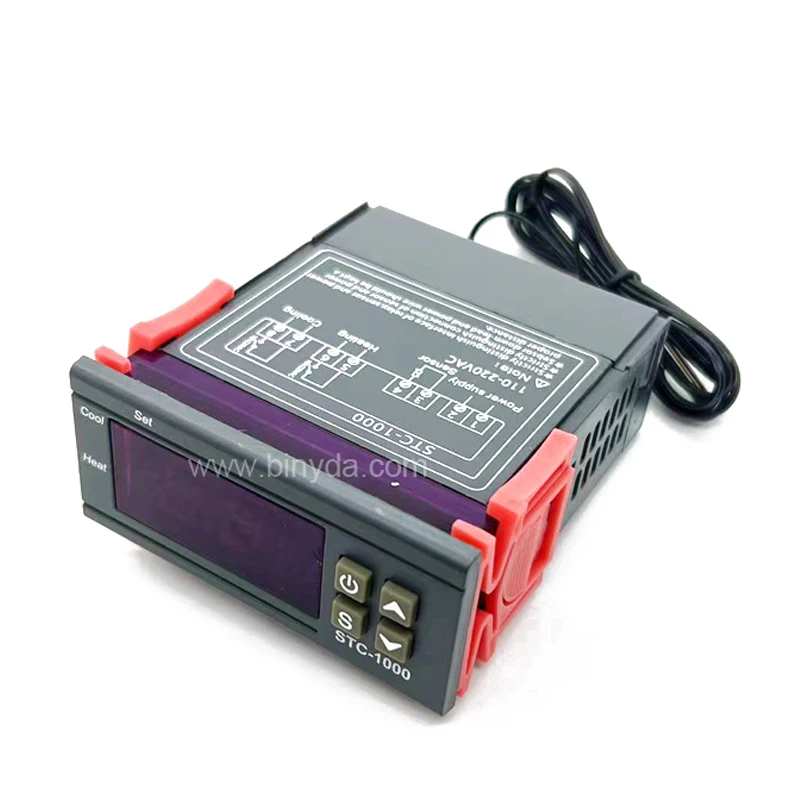 Thermostat STC-1000 Digital Temperature Controller Heating Cooling Centigrade 2 Relays Output with Sensor