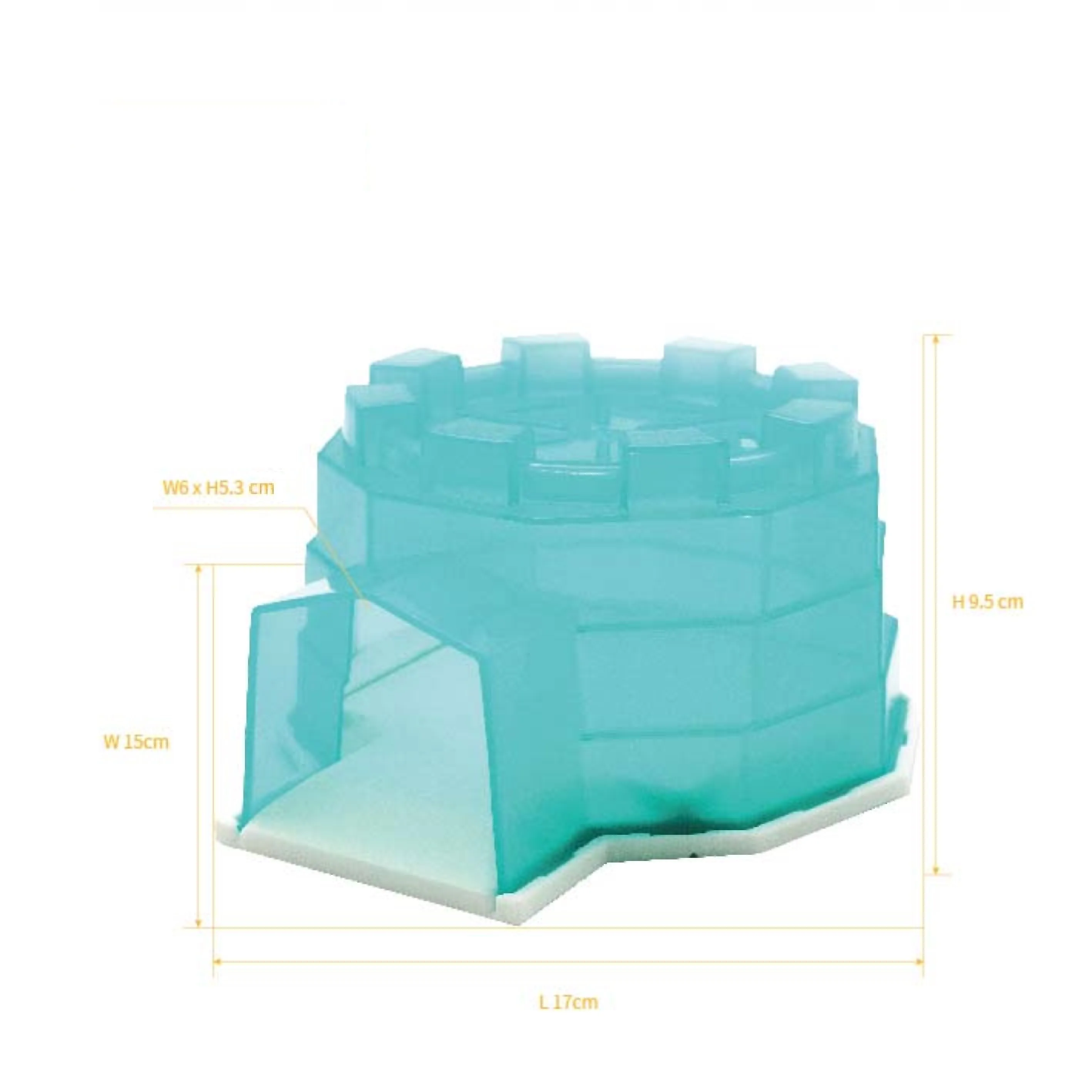 752-NC Acepet тайваньское иглу для хомяков с охлаждающей базой укрытие пещера маленьких животных теплый дом прохладный