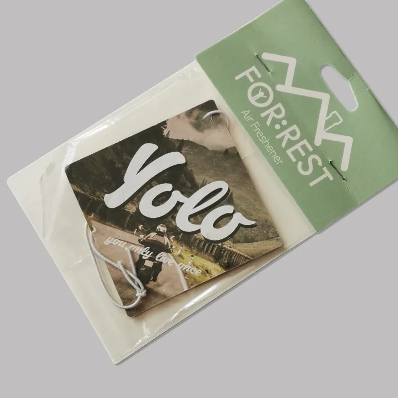 Hanging Car Air Freshener Paper Customize Logo Scent Fragrance Wholesale  Perfume  Air Fresheners