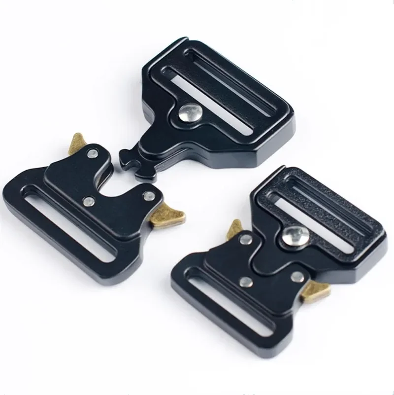 Men Belt Adjustable Metal Alloy Quick Release Buckle  Tactical Belt with tactical belt buckle50mm