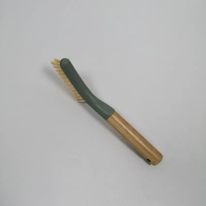 Factory wholesale household cleaning brush kitchen door corner gap brush bamboo handle cleaner brush