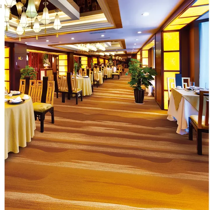 Axminster Carpet 5 Star Hotel Nylon Printed Cinema Carpet Lobby Wall to Wall Banquet Hall Carpet