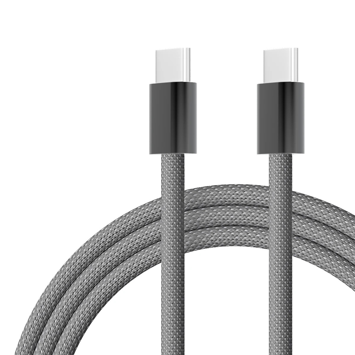 High Quality Magnet Charging Cable Retractable 60W 3A USB Type C to USB C Magnetic Fast Charging Cable