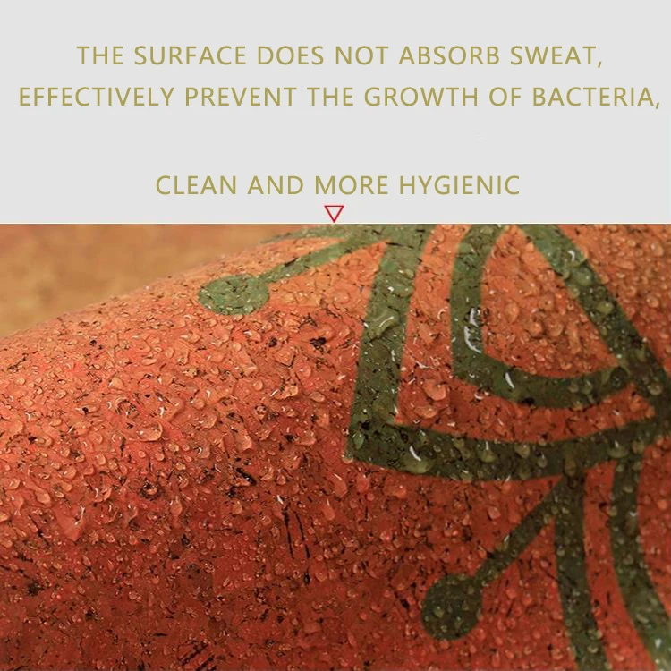 
Cork rubber yoga mat eco-friendly 6mm Sport mat Custom yoga Non-slip fitness mat 