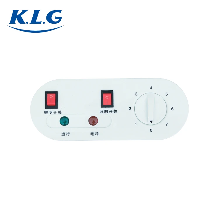 freezer accessories temperature control thermostat panel with lighting switch