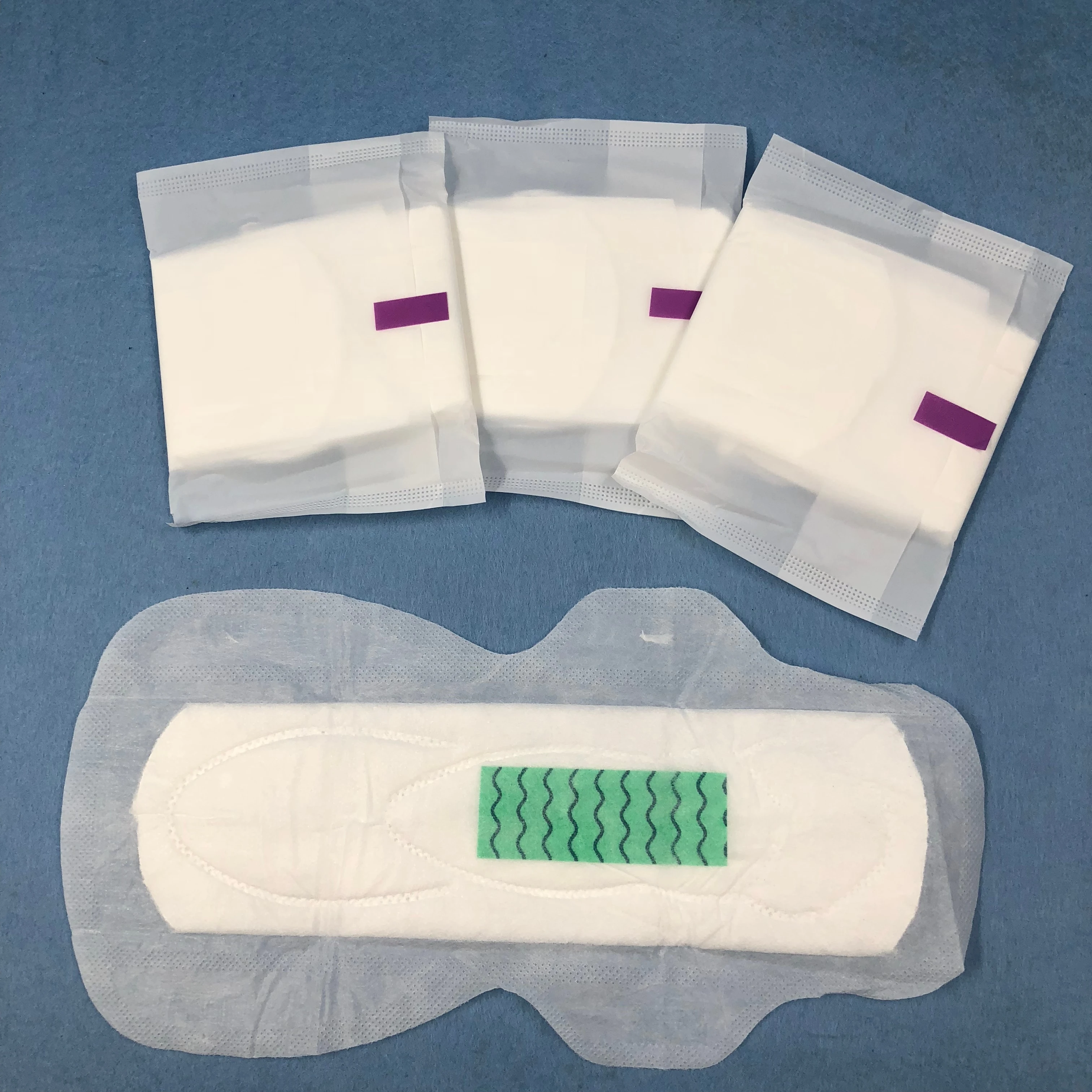Sanitary pads OEM custom brand disposable cotton day night maxi thick ultra thin woman lady sanitary napkin pad manufacturer