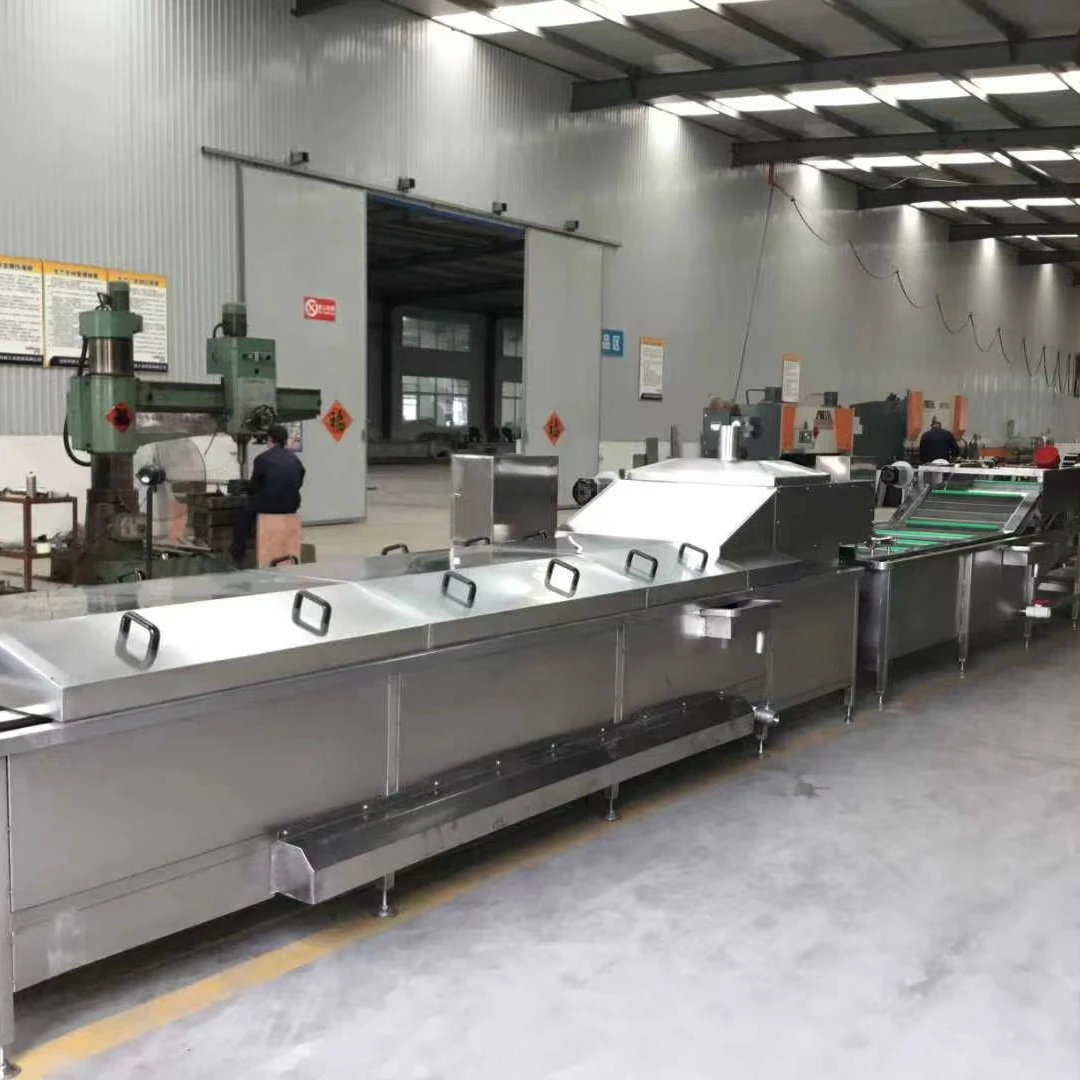 Vacuum food packing bag  pasteurization system Food packaging bag cleaning& drain and air dry pasteurization system