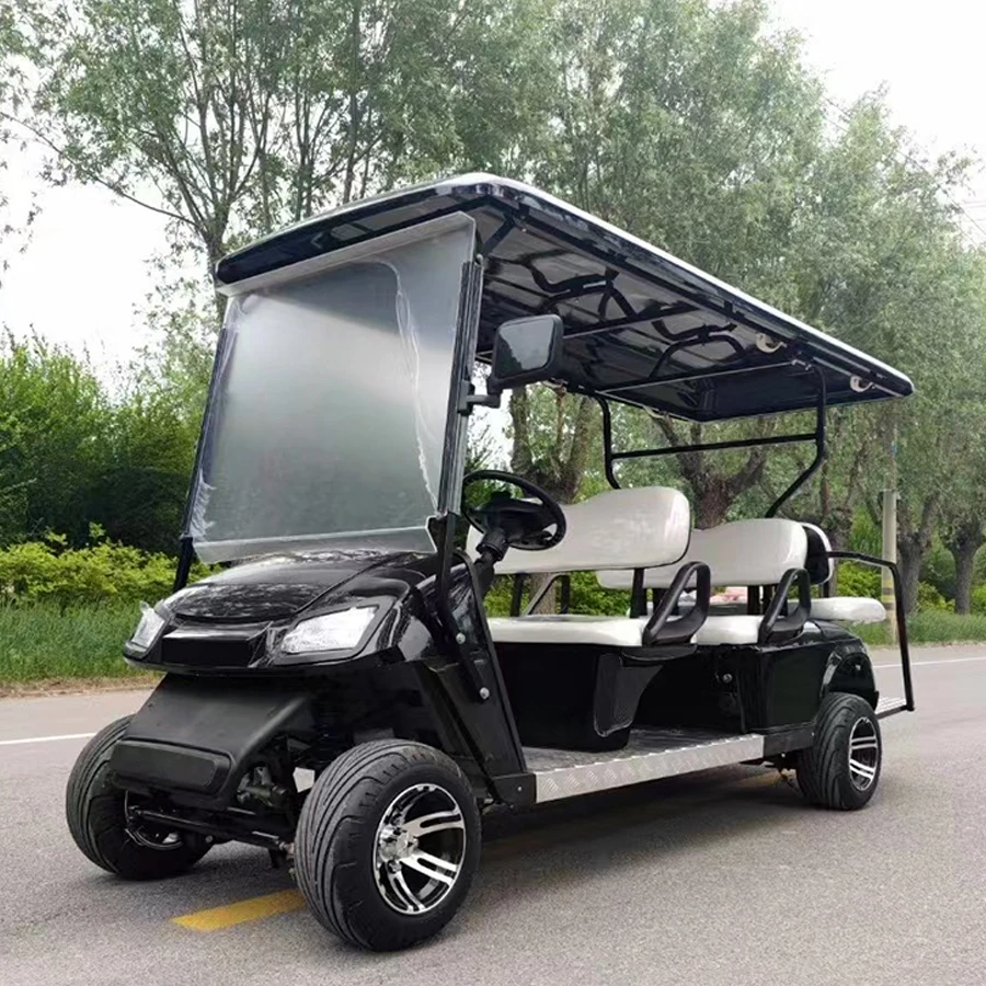 Hot Sell Club Golf Cart 2023 2024 Lifted 2 4 6 Passenger Golf Cart With Seats Outdoor Ac 48v Golf Cart