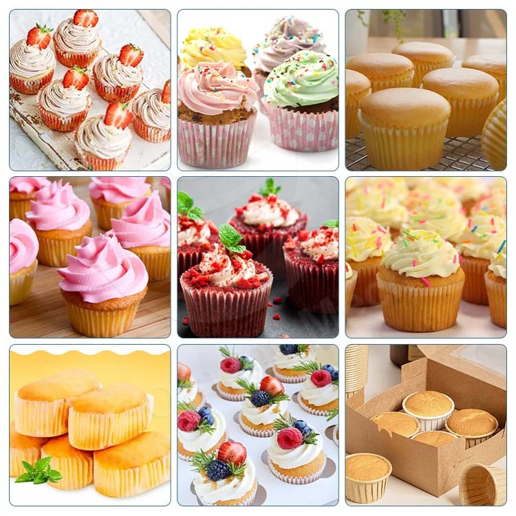 ORME Full Automatic Small Muffin Chiffon Cake Pastry Make Production Line Industrial Machine for Cake