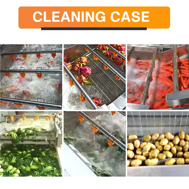 Potato Washing And Peeling Machine bubble washing machine