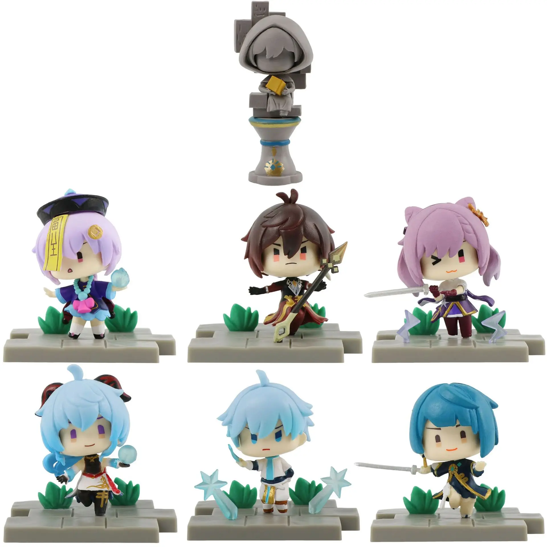 Genshin Impact Figures Wholesale Pai Meng Keli Walnut Animation Ornaments Genshin Impact Battlefield Heroic Blind Box Toys Dolls