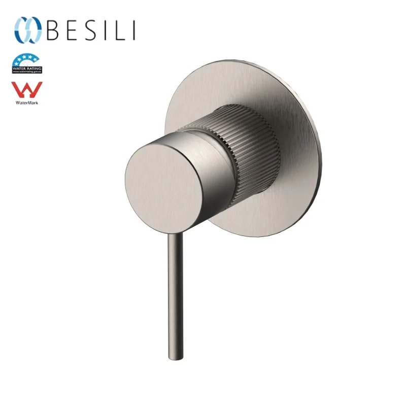 Watermark approved wall mounted shower faucet bathroom accessories circular hot and cold mixer single handle faucet