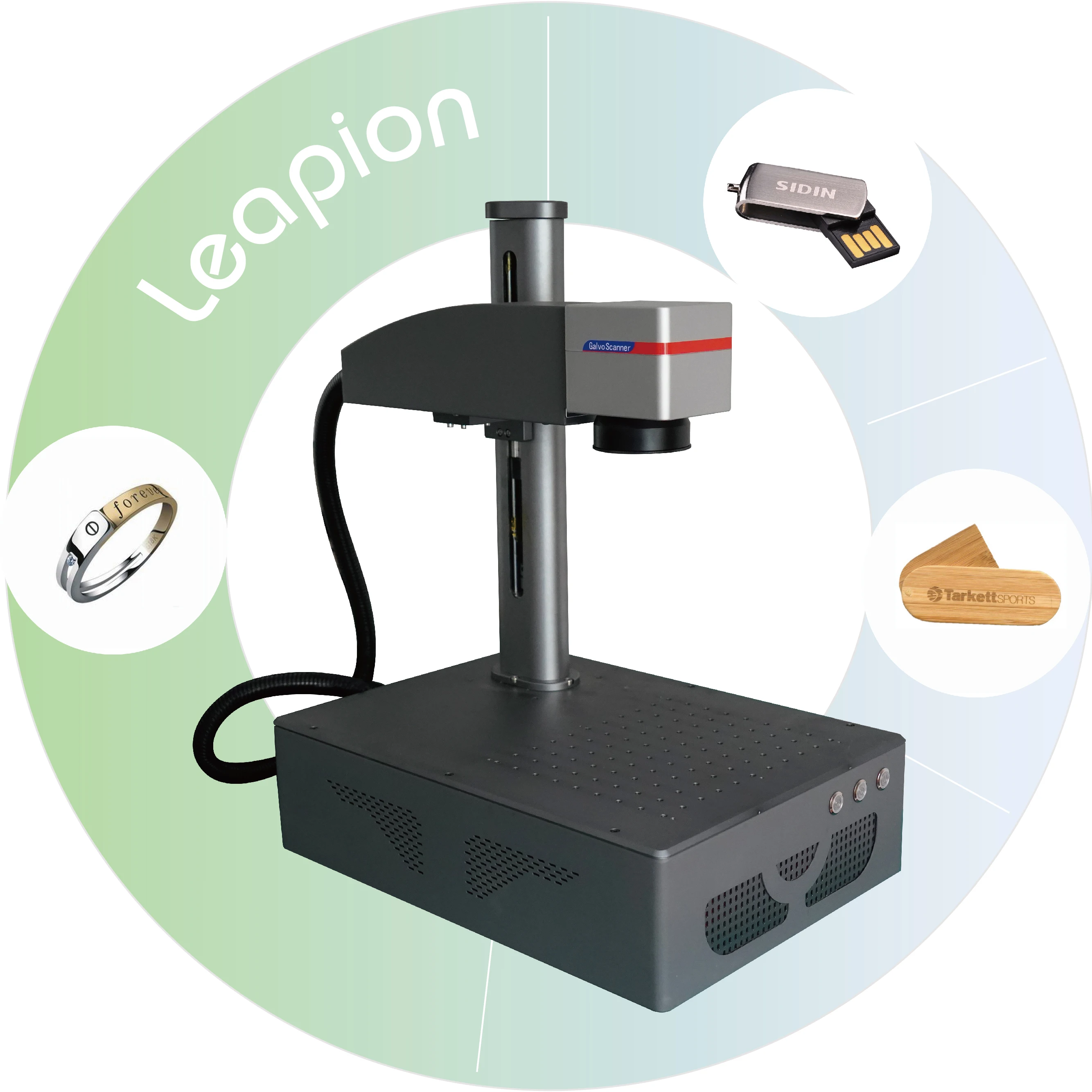 Energy Saving Portable Laser Marker 50w Fiber Laser Marking Machine For Plastic