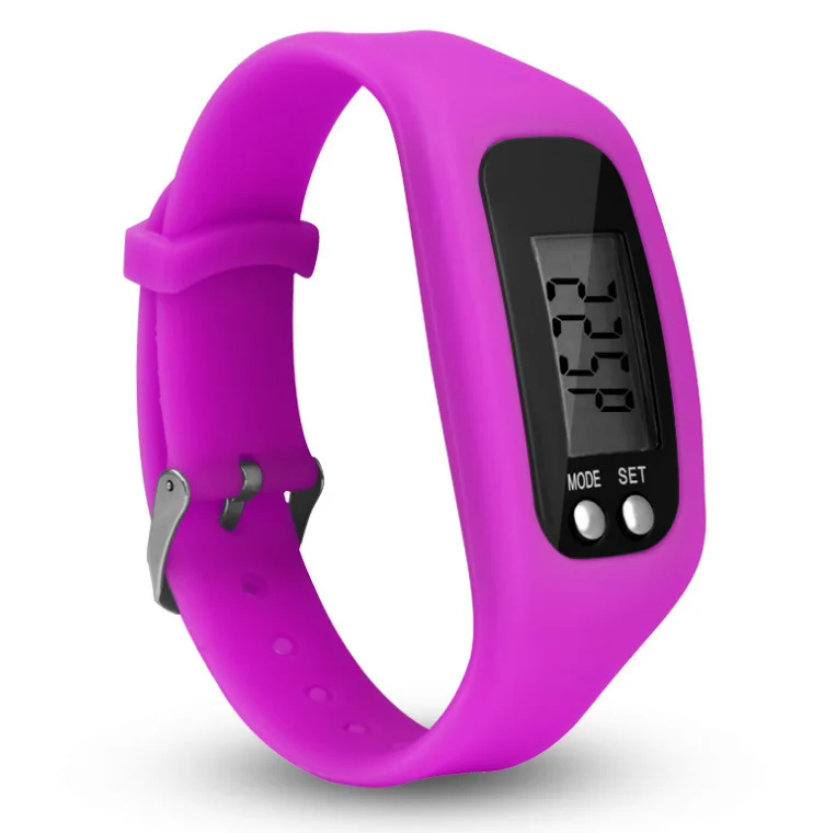 Wholesale High Quality Silicone Digital Watch Pedometer Wrist watches