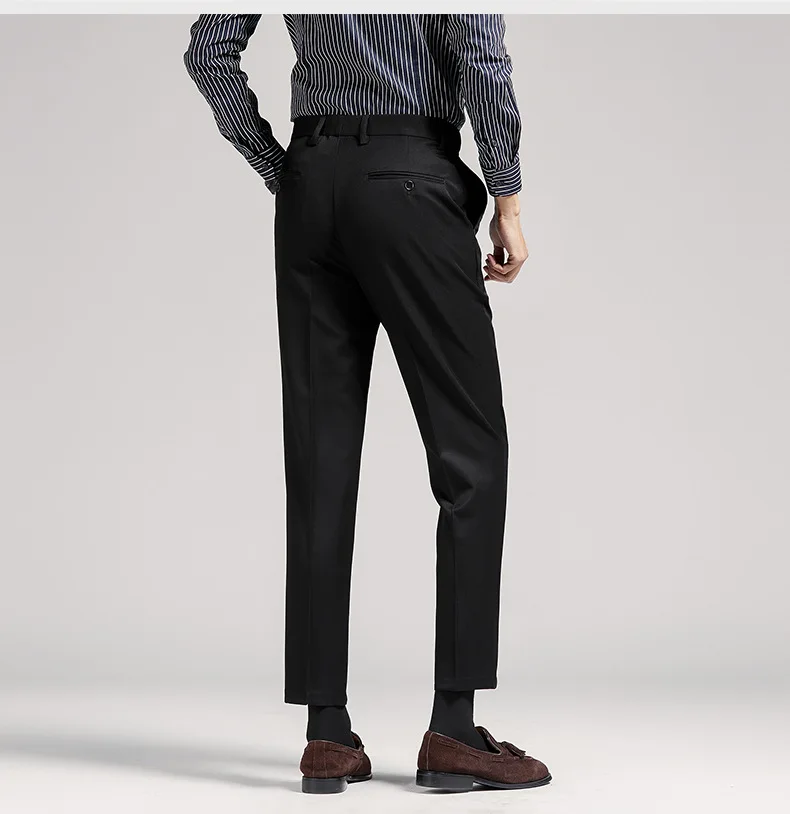 Formal Business Straight Pants Suit Trousers For Office Men