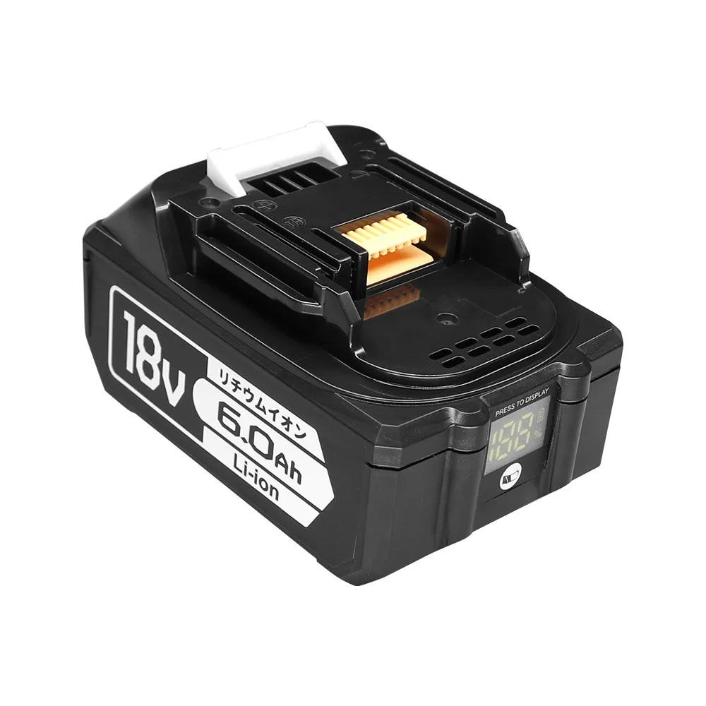 ODM/OEM 18v Rechargeable 10 cells 15cells With Digital Screen Li-ion Replacement Battery For Makita Battery