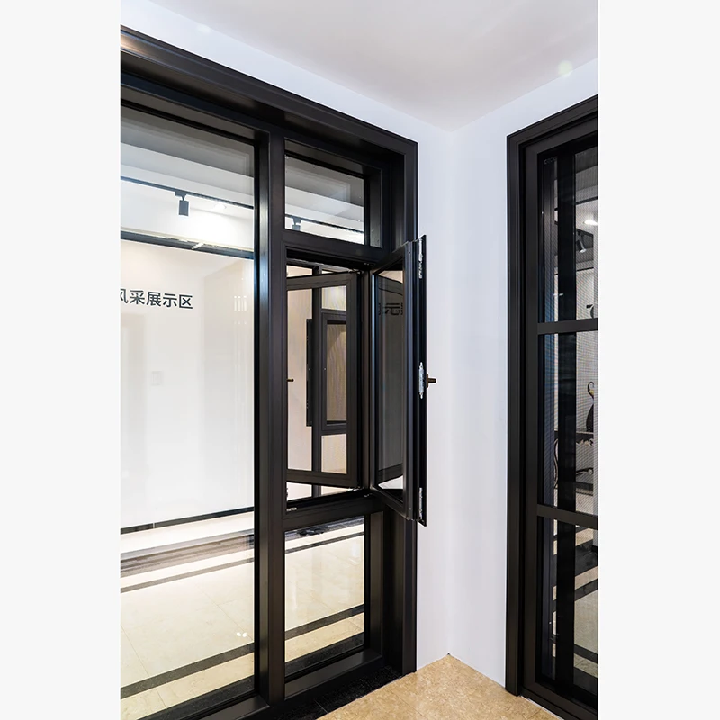 Hurricane Impact Skylight Exterior Thin Frame Black Large Aluminum Fixed Decoration Pictures Windows