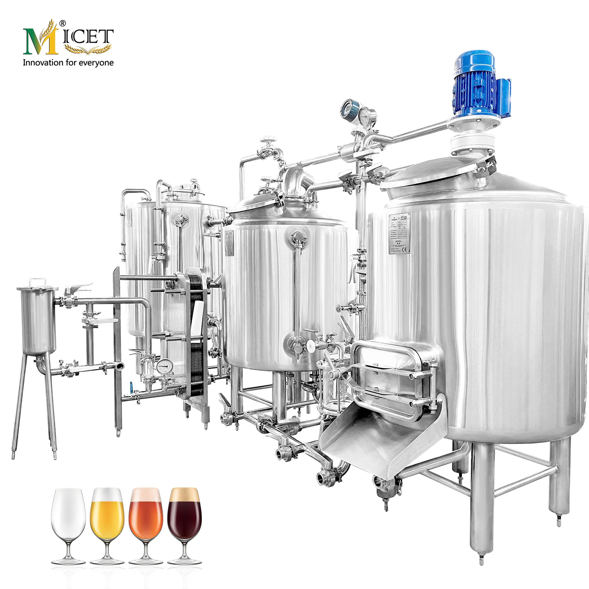 Flexible Manufacturing 200L Nano Brewery Beer Brewing Equipment For Sale