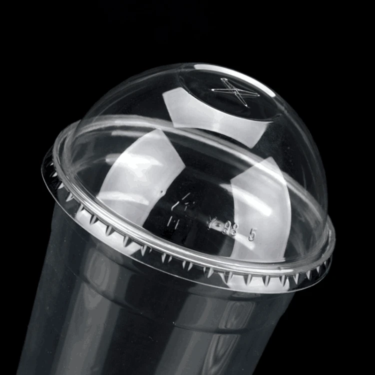 360ml 500ml 700ml  printed take away plastic Bubble Boba Milk Tea Cup With Lids