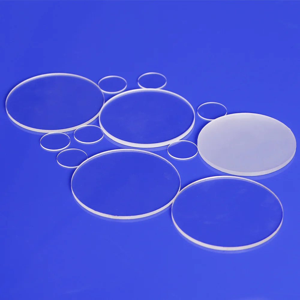 Factory price Customized natural quartz crystal glass plates