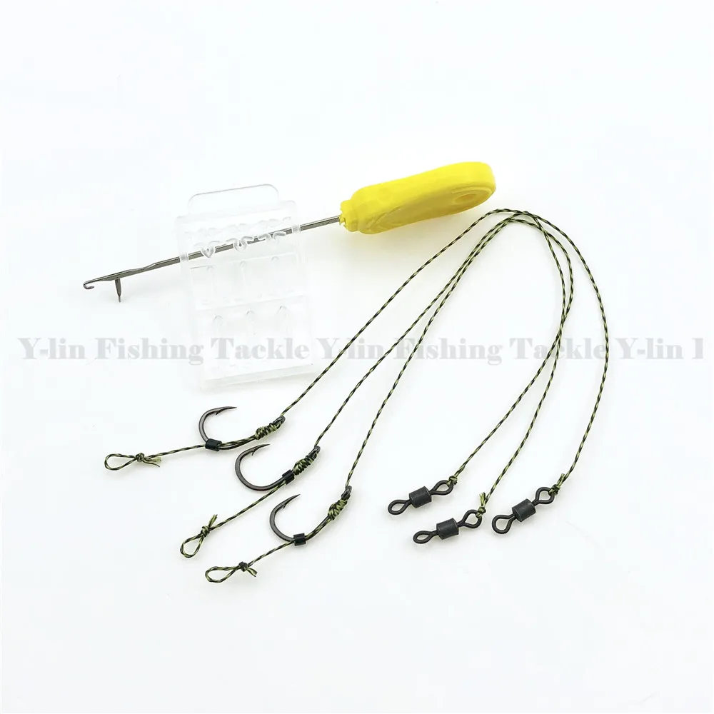 Carp fishing Accessories rig tool baiting needles end tackle drill with ready hair rigs