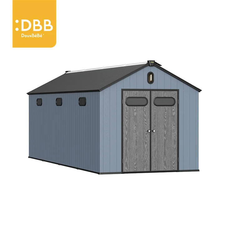 Factory Direct Sales DIY Plastic Shed Outdoor Storage House Vertical Storage Shed