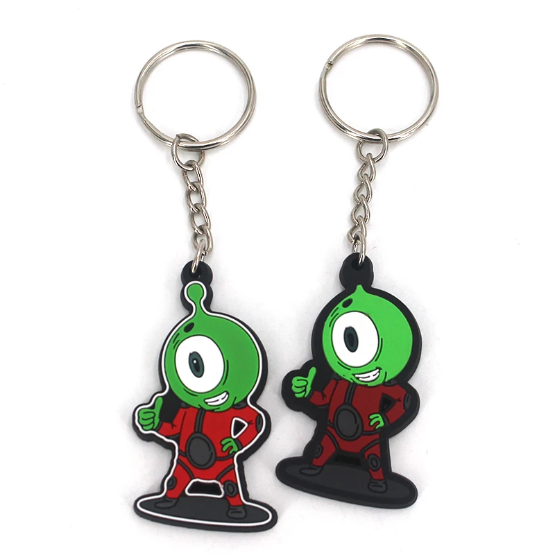 Free Samples Custom Cheap Key Ring Chain Floating Key Chains Boats Injected 2D  PVC Key Chain For Promotion Gifts
