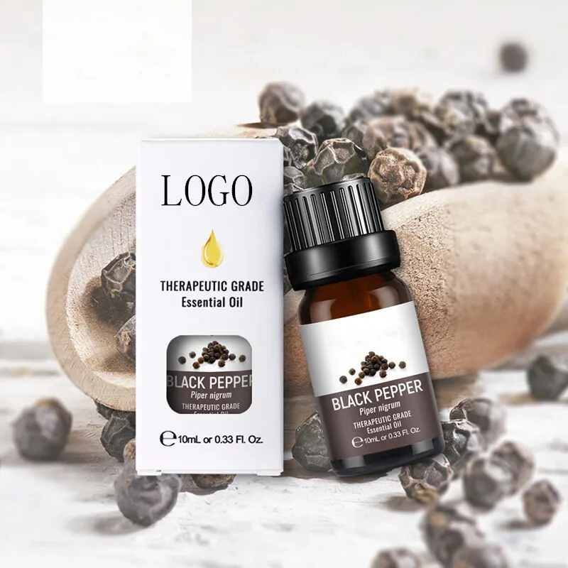 Gift set custom box black pepper essential oil pure natural essential oil