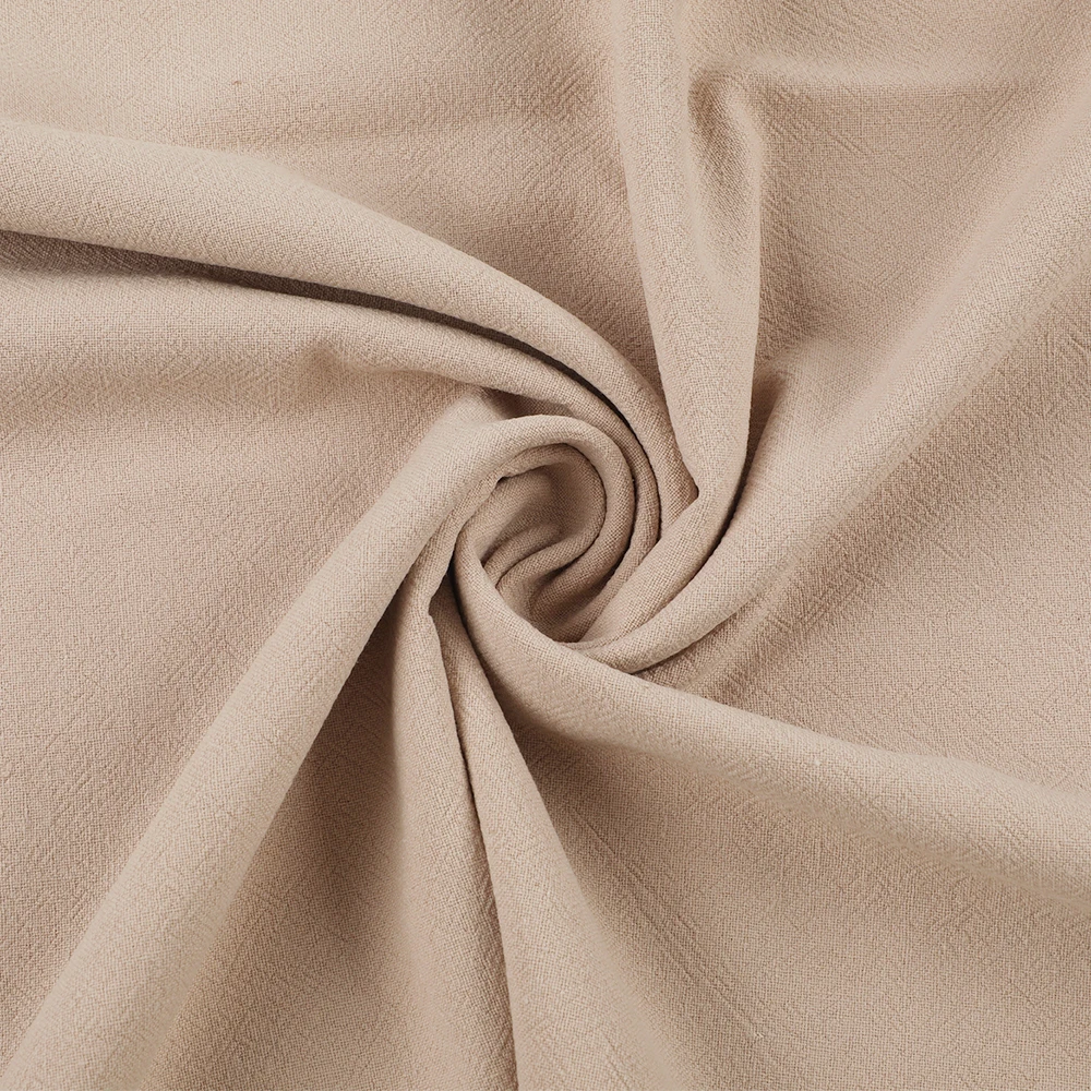 
Leilei textile heavyweight costumes plain soft touch rayon linen fabric 