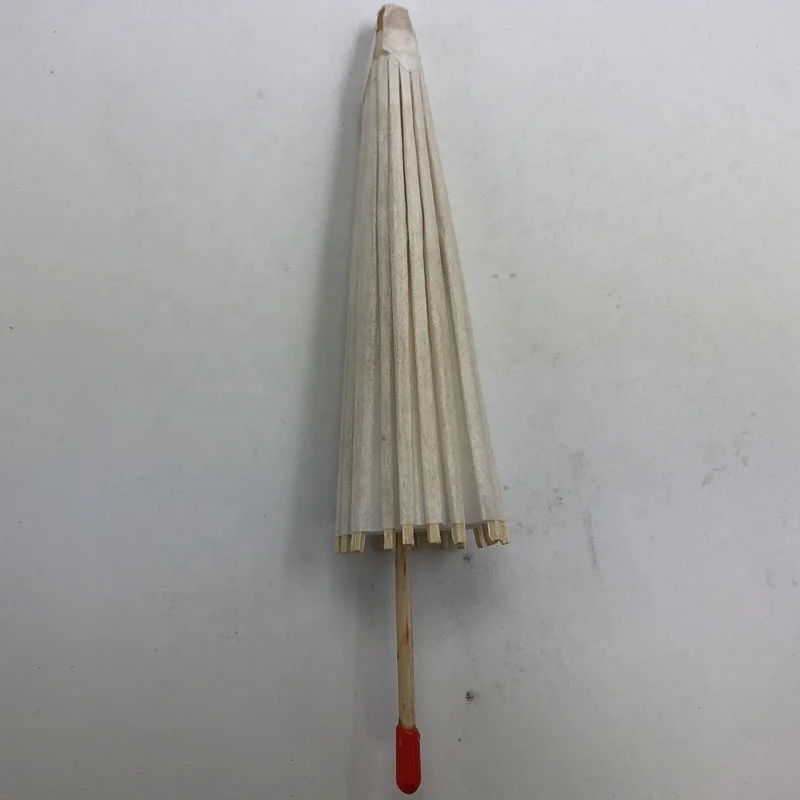 Kids DIY painting small size diameter 20cm white blank Paper Umbrella