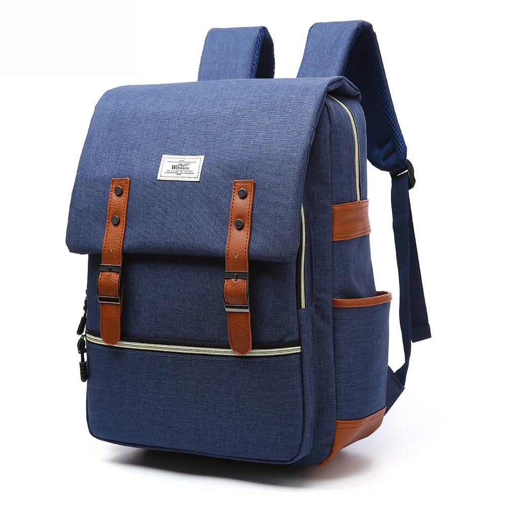 Nylon Trim Casual Book bag Vintage Anti-Theft Rucksack Shoulders Other Backpack