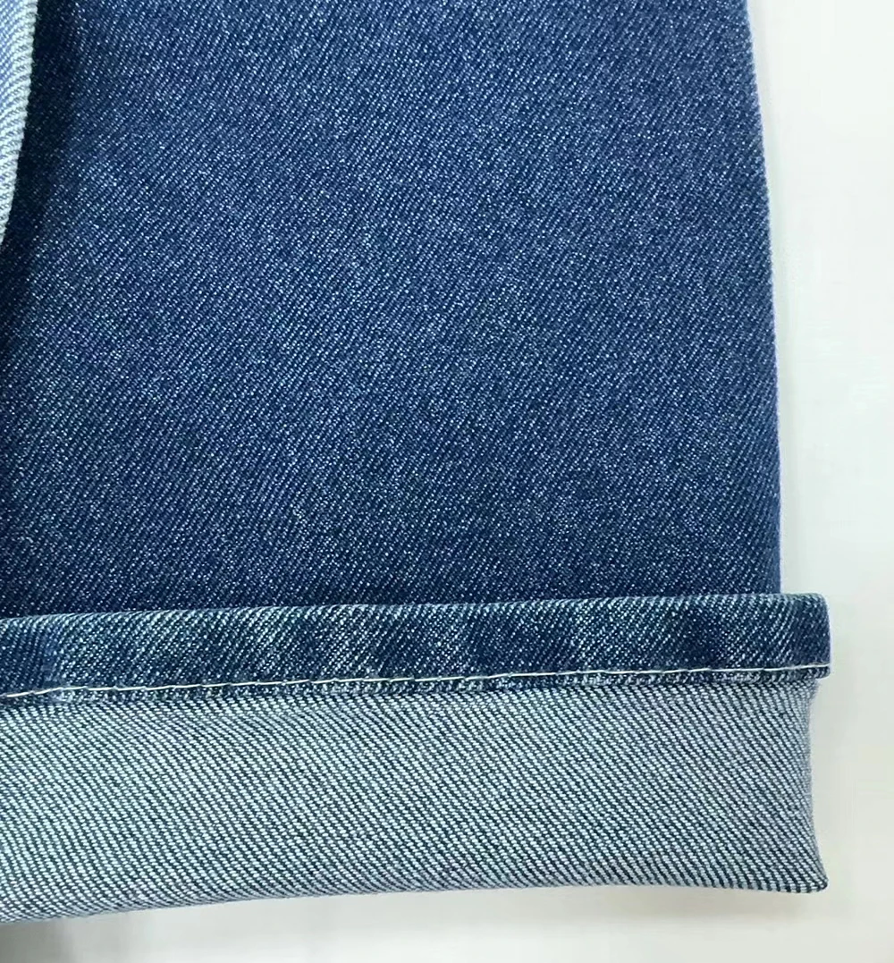 Top Quality Organic Yarn Smooth&Soft Surface 10.3oz Big Stretch No Slub Indigo  Denim Fabric