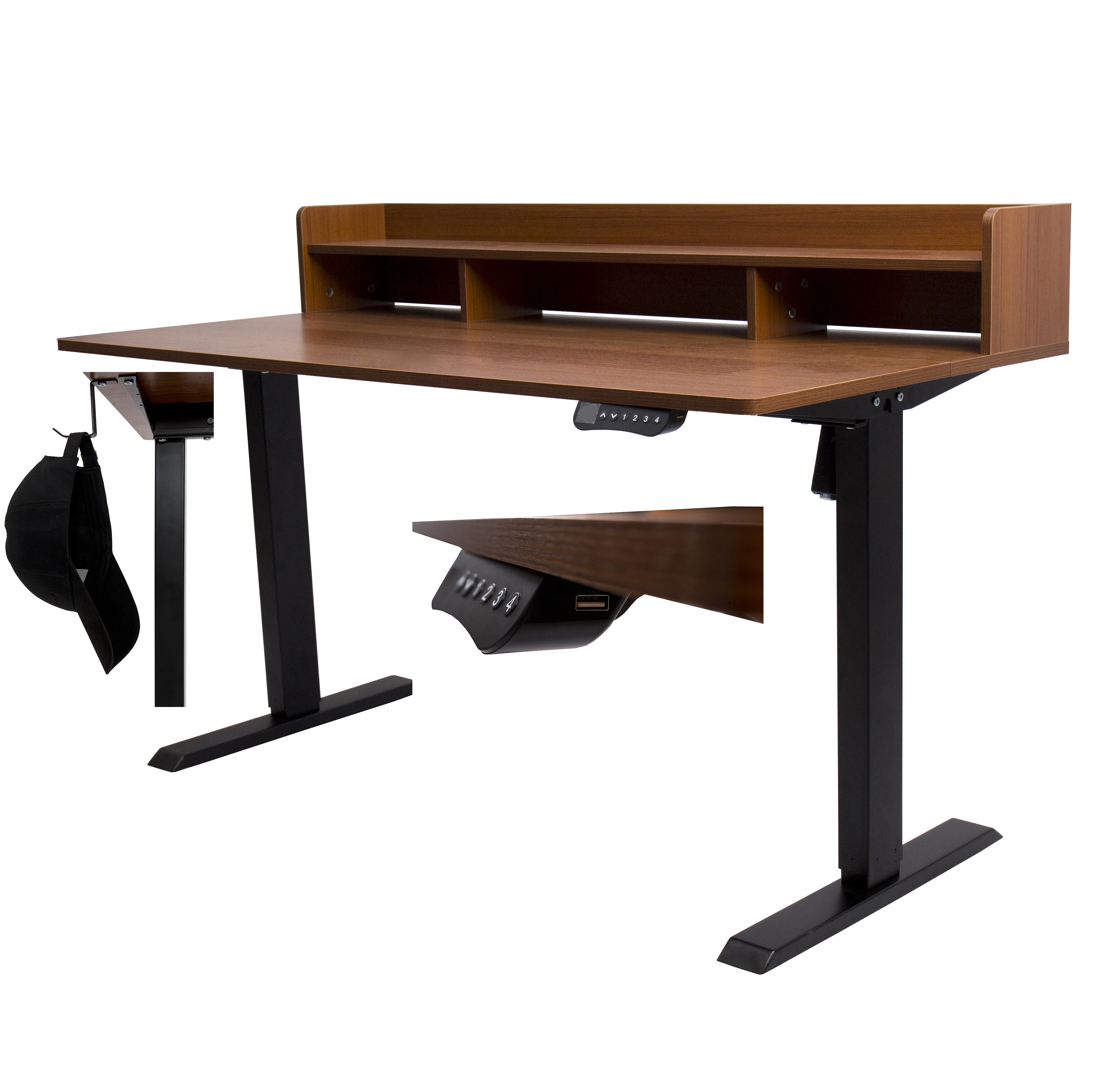 Ergonomic workstation height adjustable lift desk and sit&stand table