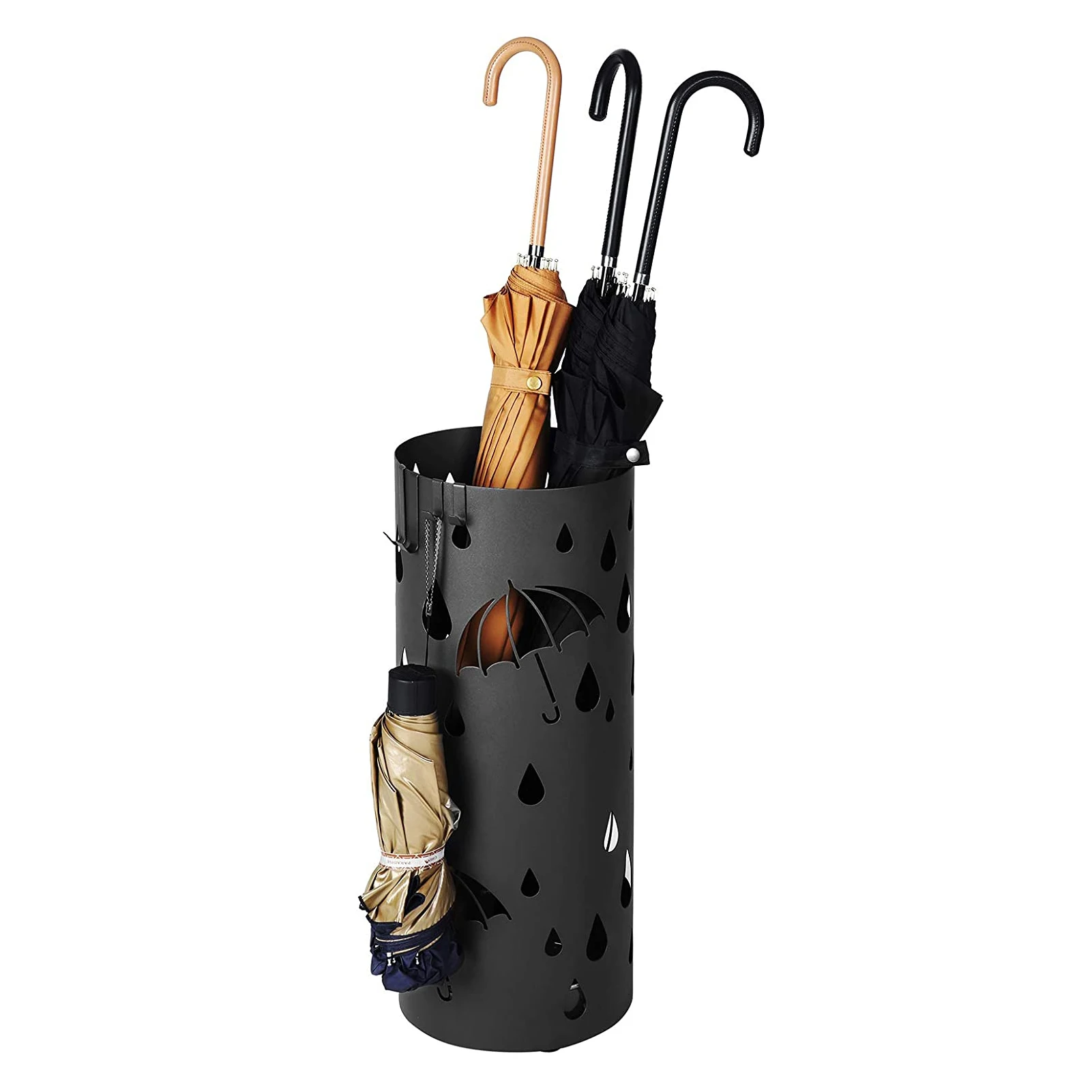 Metal umbrella storage rack