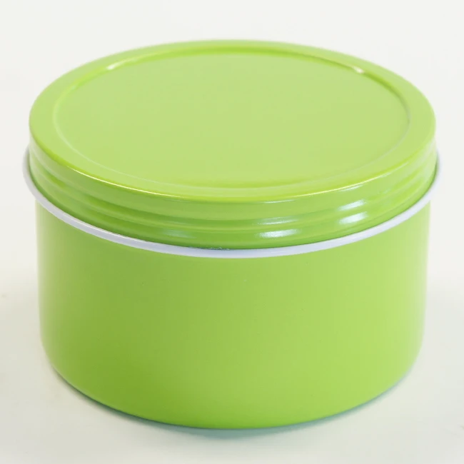 Wholesale Seamless Sealed Tinplate Box Metal Round Shape Tin Can with Screw Airtight Lid for Candle Holder, Food Storage Packing