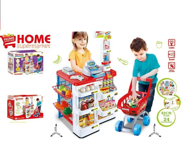 Дошкольный ролевой кассовый аппарат, сканер, обучающие игрушки для супермаркетов