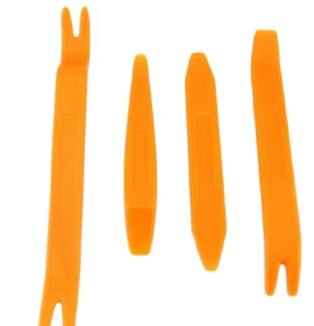 
4pcs/set Universal Auto Car Radio Panel Door Clip Repair Tool, Portable Panel Trim Dash Audio Removal Installer Pry Tool 