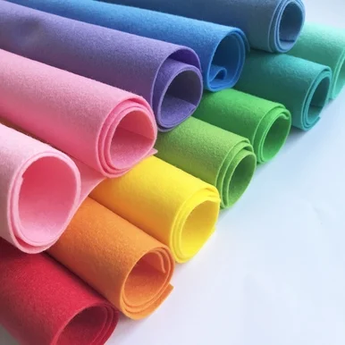 Hot selling cheap custom Non-Woven Chemical Fiber Fabric Industrial Felt 100% Polyester Non-toxic Fiber Felt